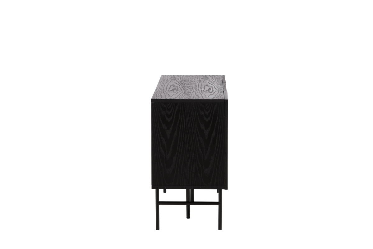 Commode Elvesta – 150 cm, Whitewash ou Noir, Moderne Skandi