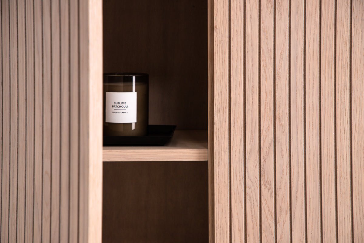 Commode Ardena – en Noir ou Whitewash, Moderne Skandi