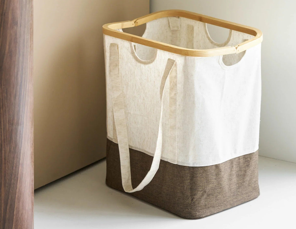 Laundry basket Fresh - made of bamboo and polyester