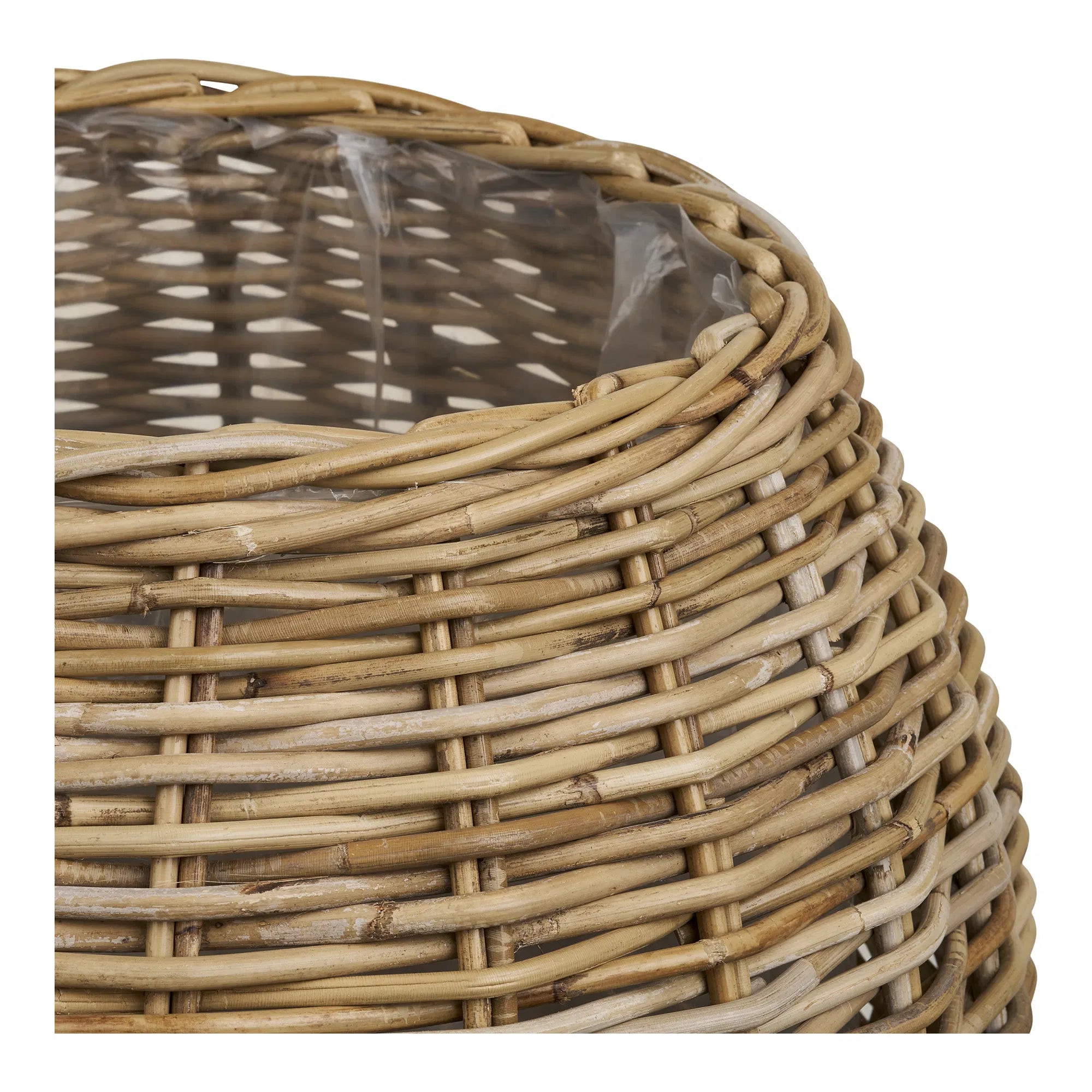 Plan Basket "Avenora" – made of Kubu Rattan 2-piece Set