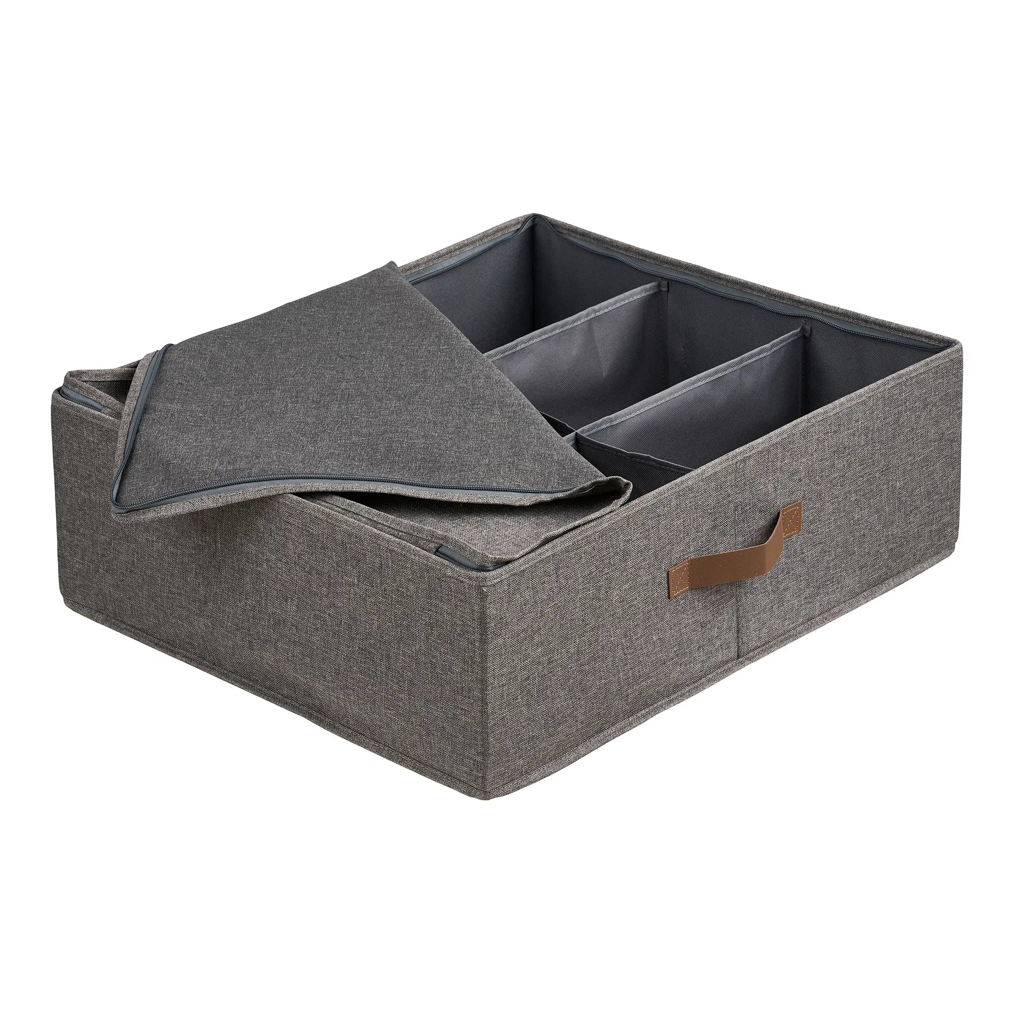 Organizer Skandira - in gray with lid