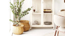 Set of 2 Medellin Baskets - made of polyester and Wood