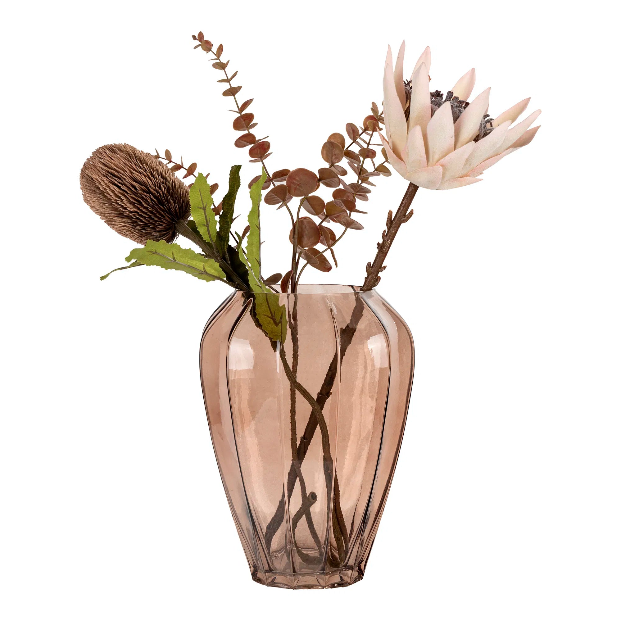 Vase „Oliviera“ – Rauchbrong Glas