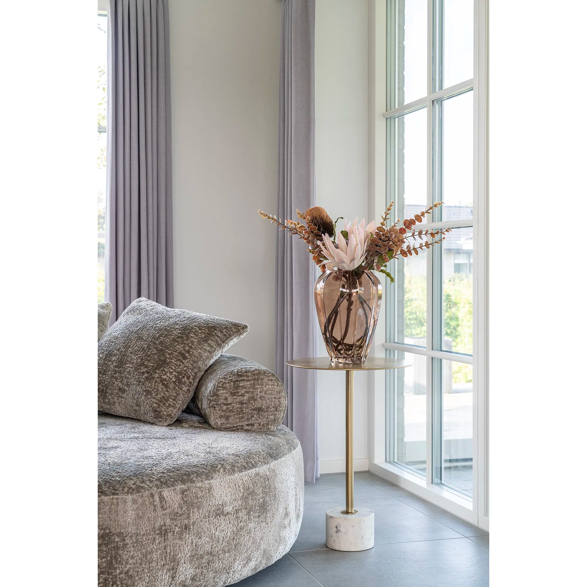 Vase „Oliviera“ – Rauchbrong Glas