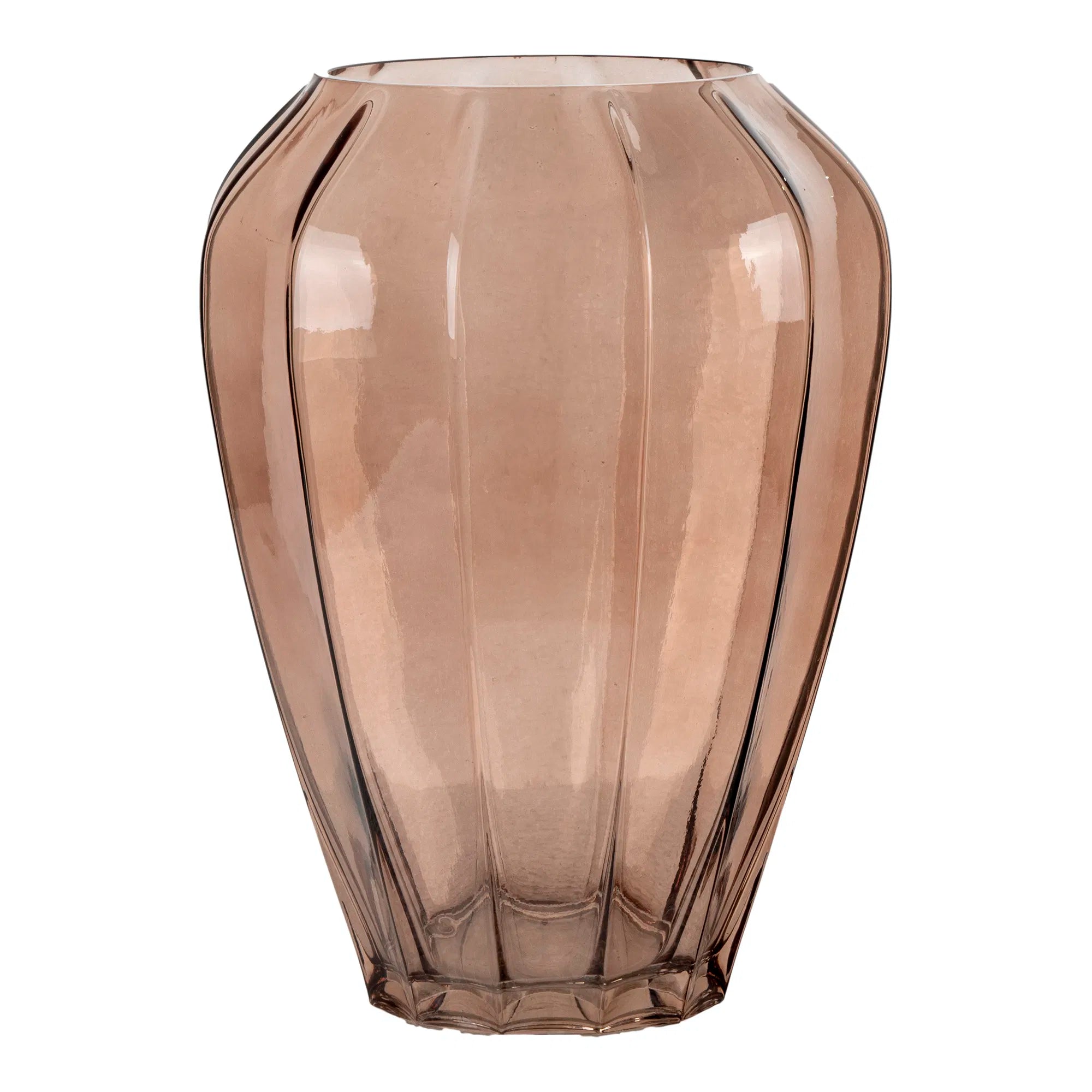 Vase „Oliviera“ – Rauchbrong Glas