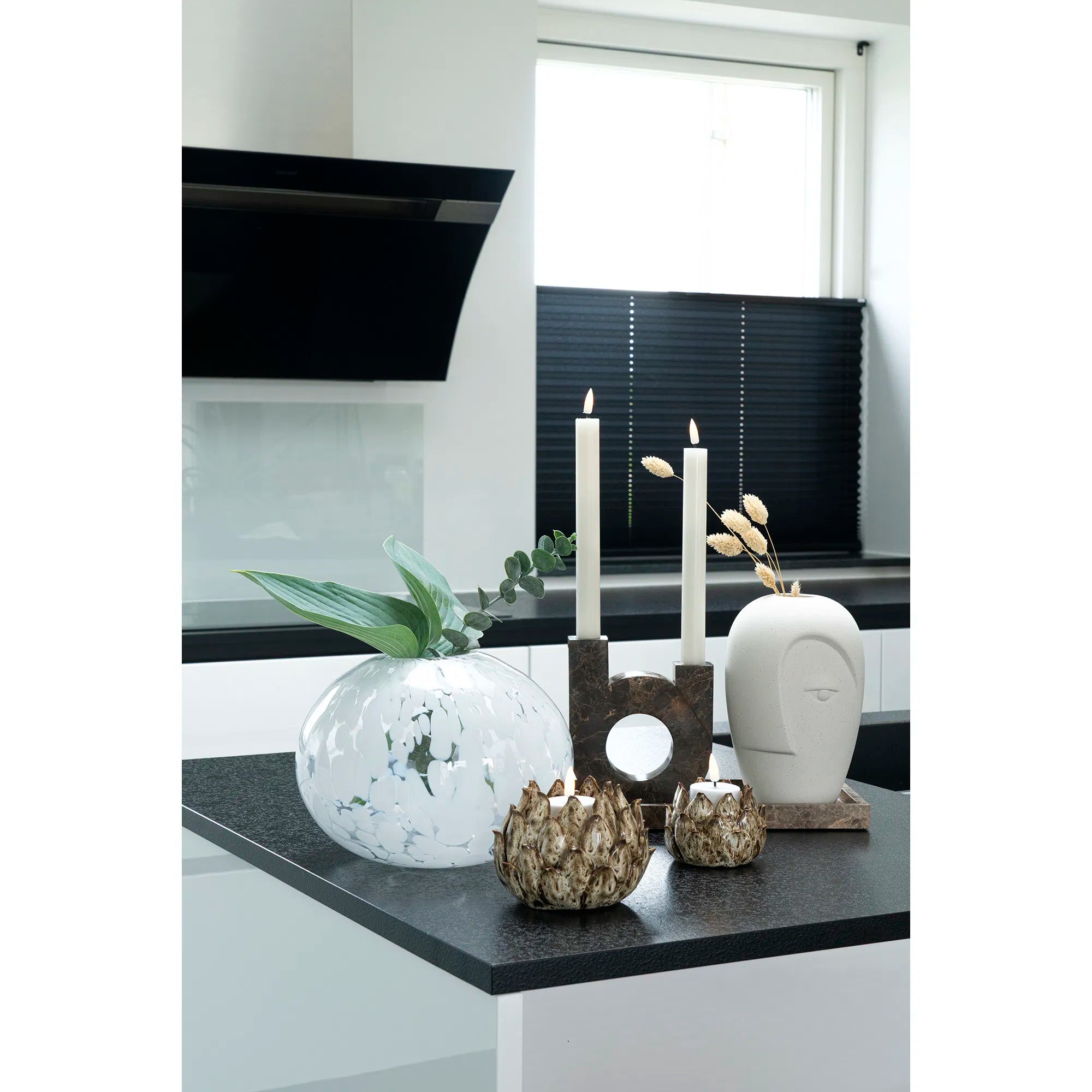 Vase « Elyra » – design en céramique couleur sable