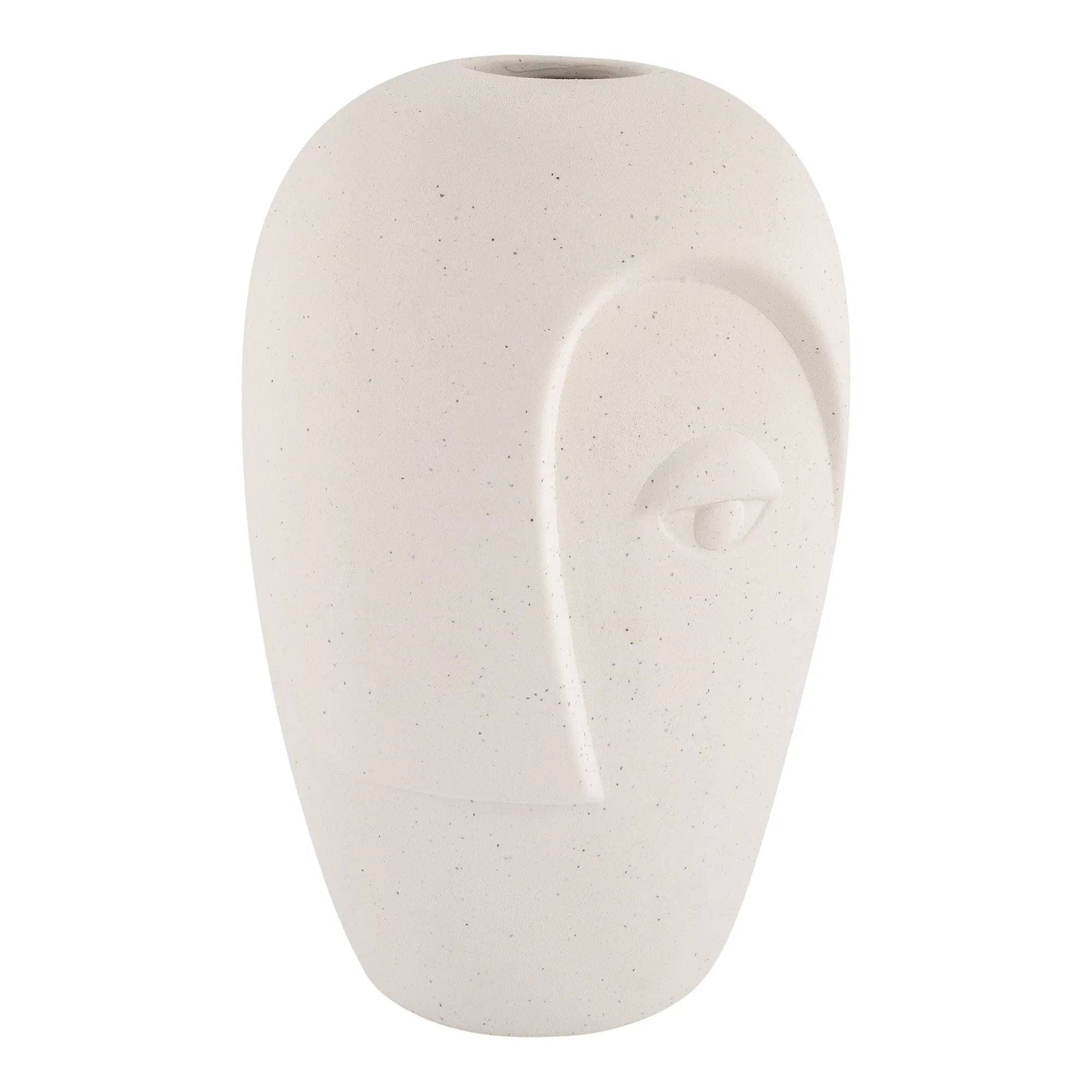 Vase « Elyra » – design en céramique couleur sable