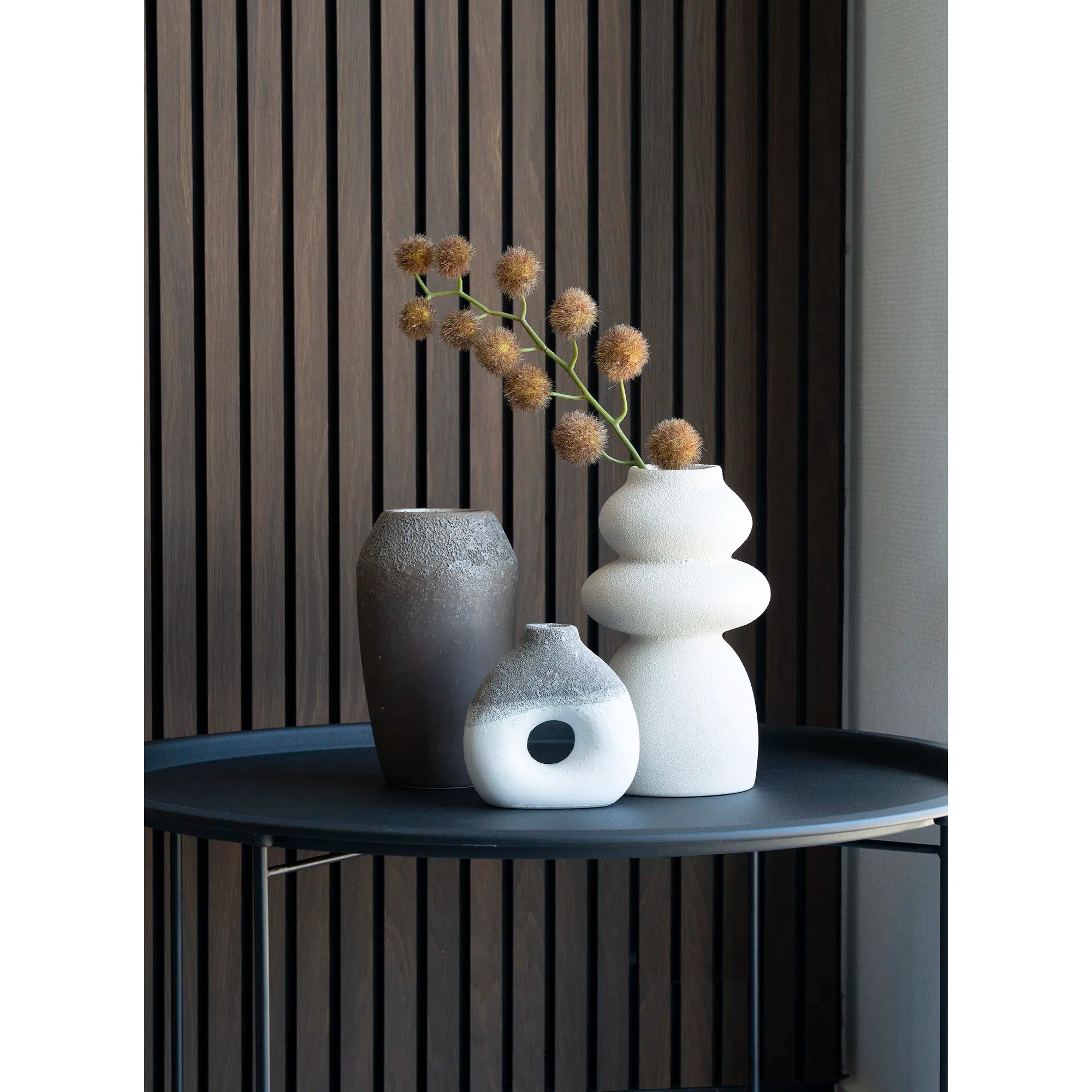 Vase « Serona » – Céramique en Beige