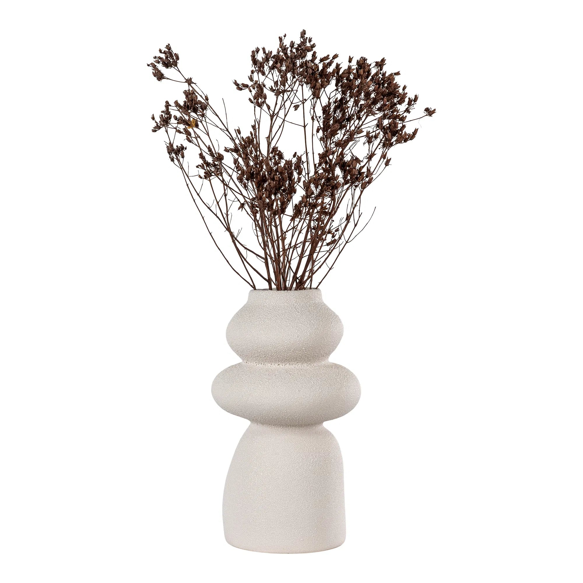 Vase « Serona » – Céramique en Beige