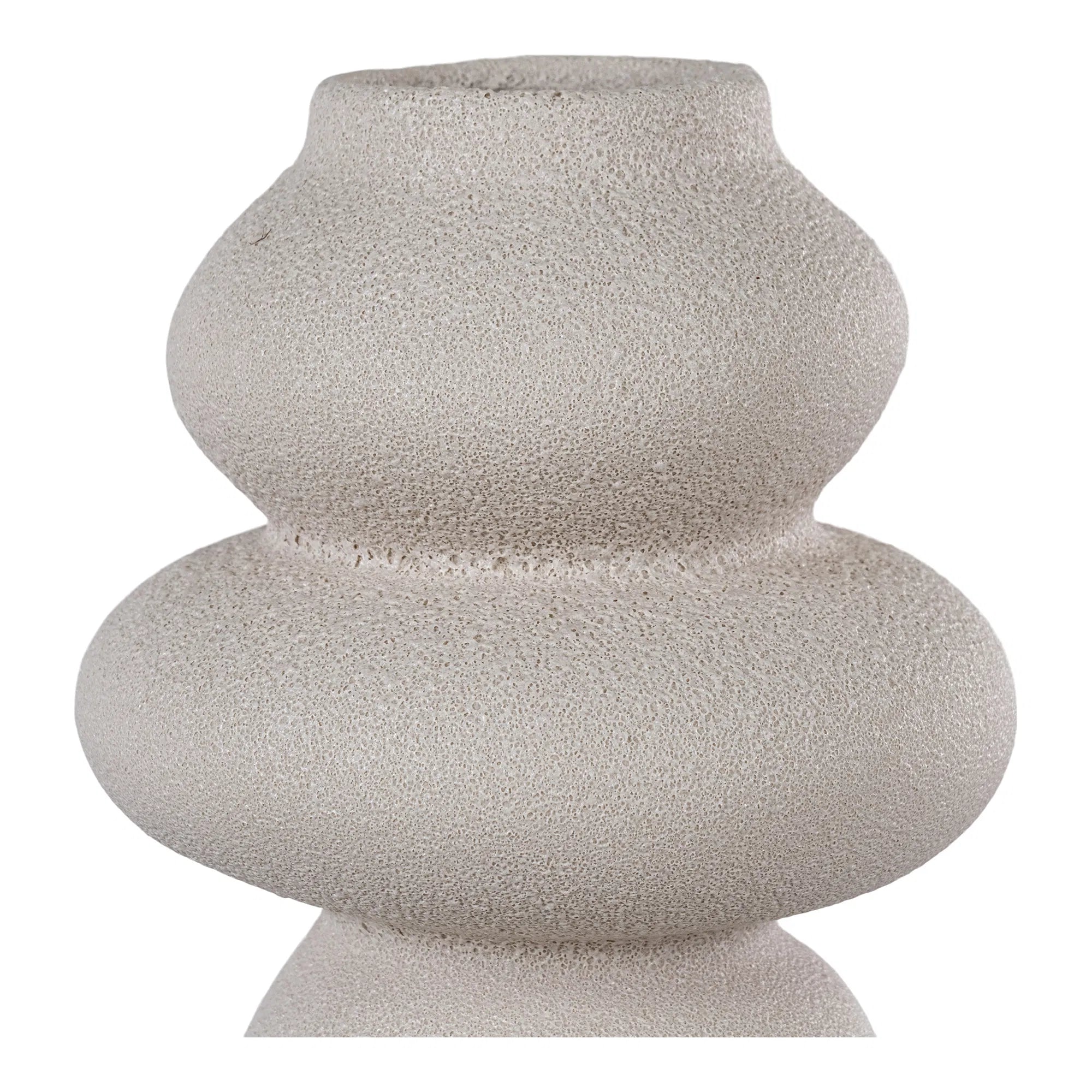 Vase « Serona » – Céramique en Beige