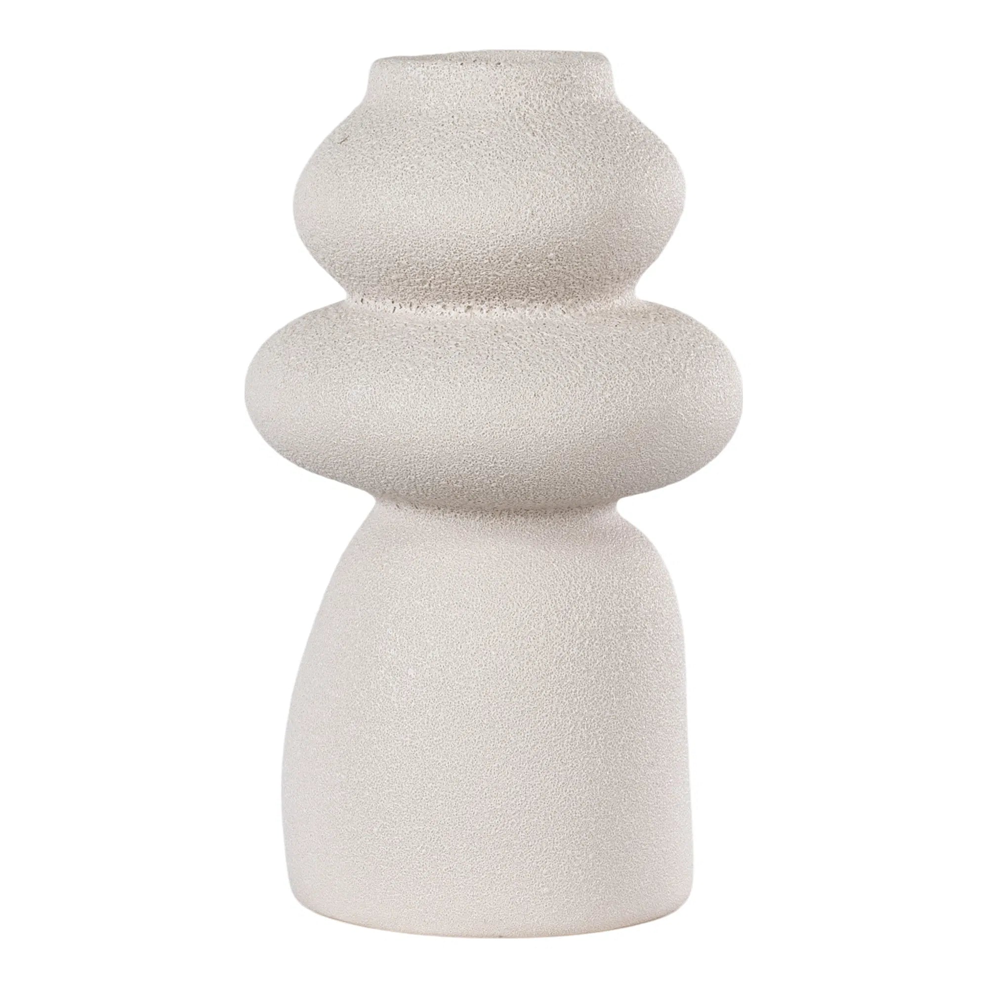 Vase « Serona » – Céramique en Beige