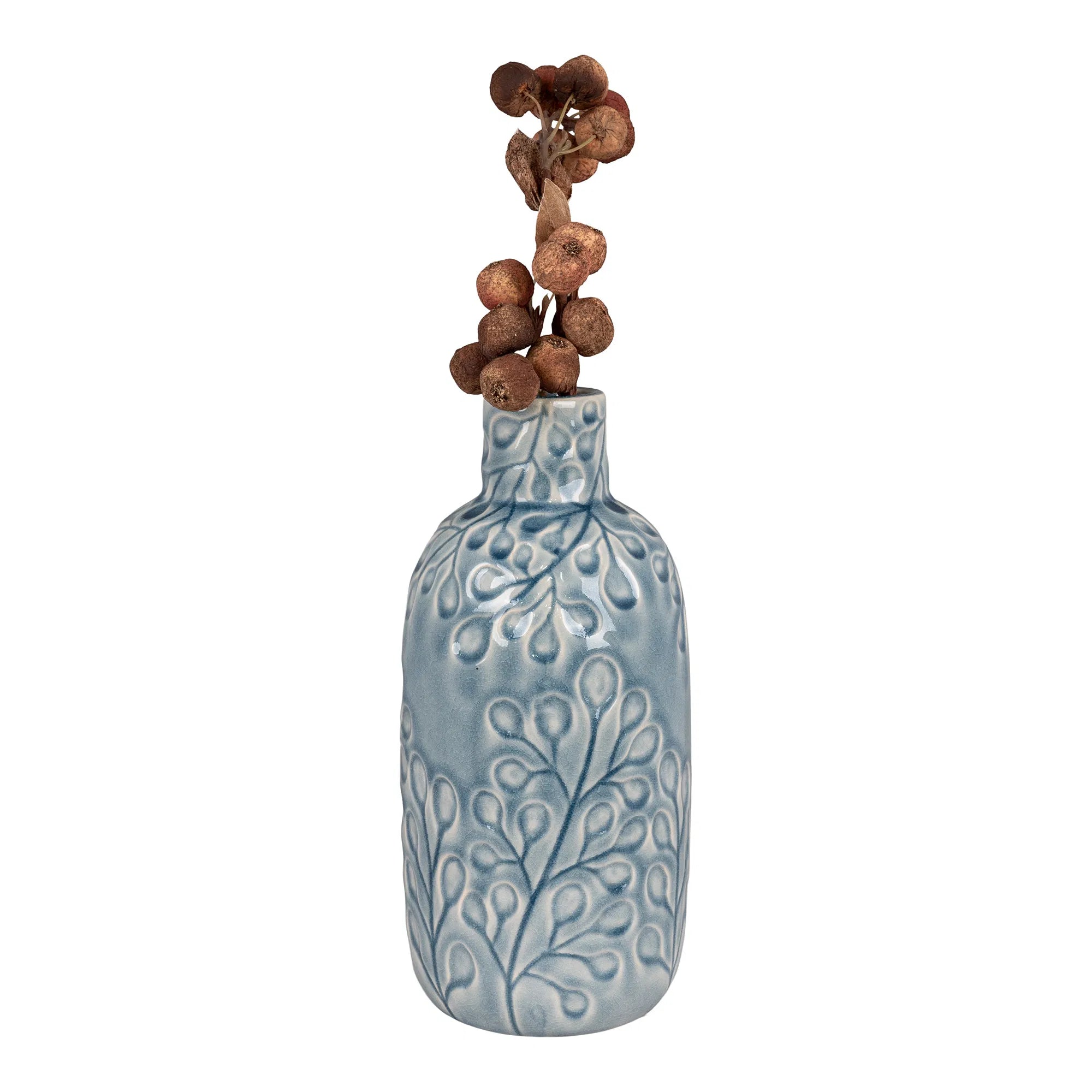Vase Azurea – Keramik a blo, 26 cm