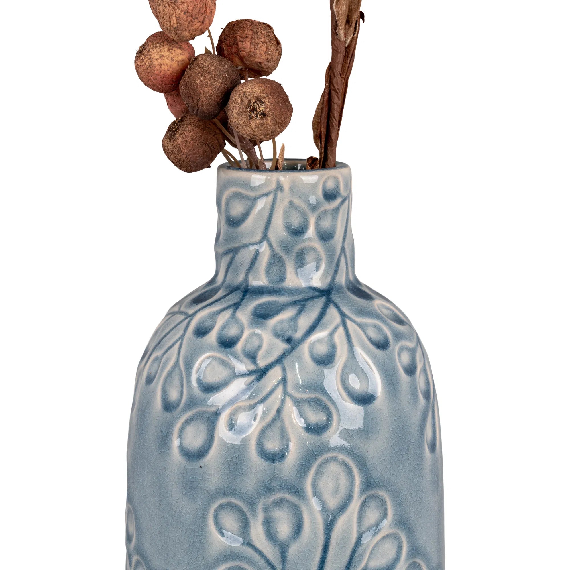 Vase Azurea – Keramik a blo, 26 cm