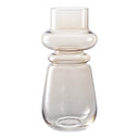 Vase Eleni – Verre fumé en Marron doux
