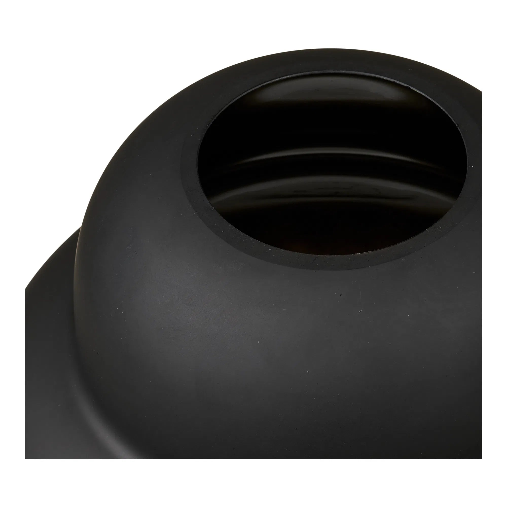 Vase Noir – Glas an skulpturaler Form
