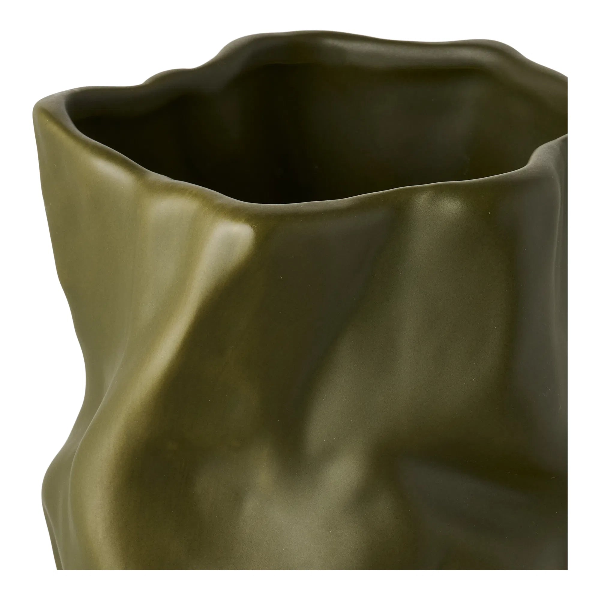 Vase „Olive Flow“ – Keramik an organescher Form