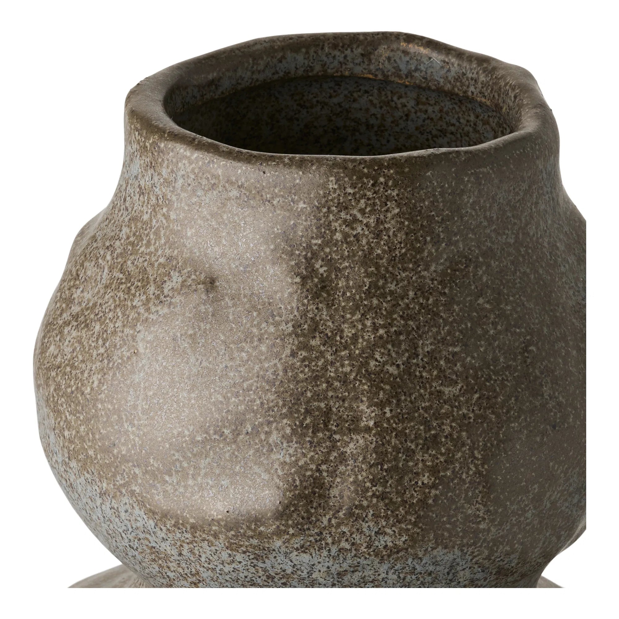 Vase Liora – Donkelgréng Keramik
