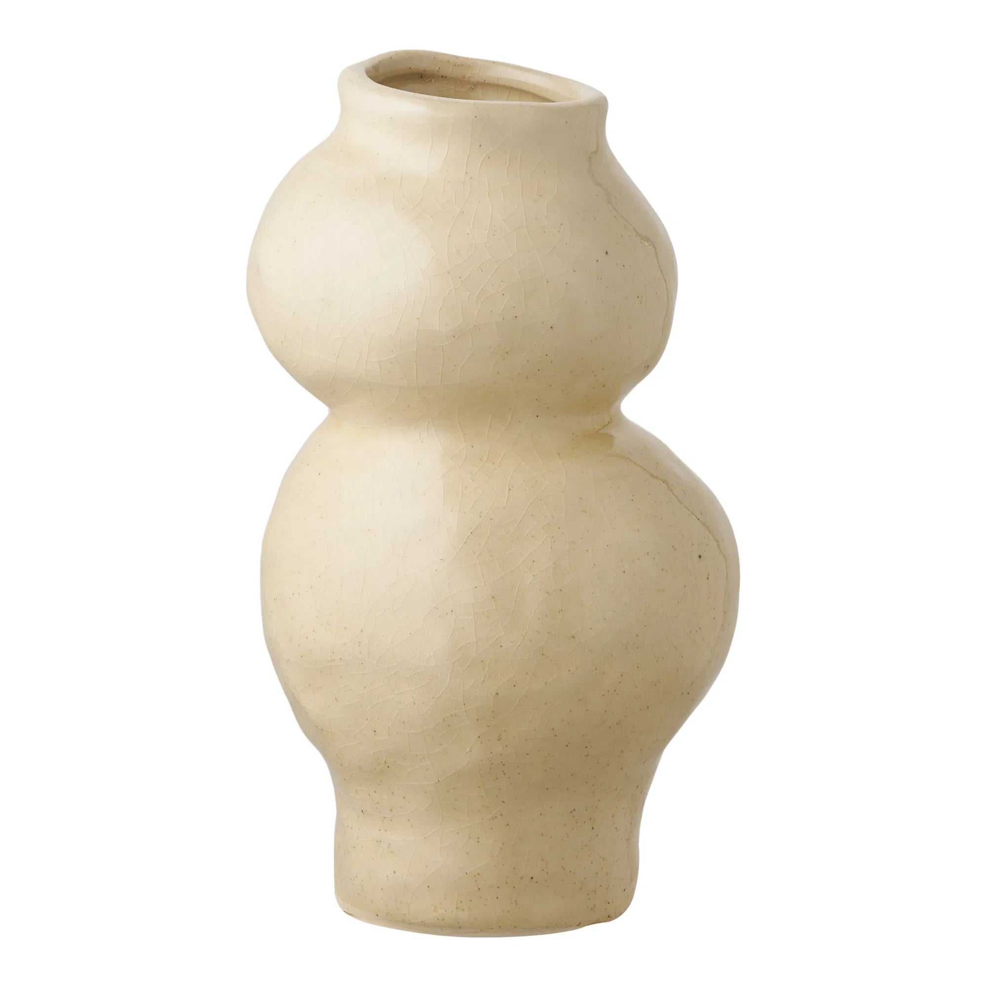Vase „Aurore“ – Beige Keramik