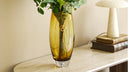Vas Finn - aus gold-orangefaarwegem Glas