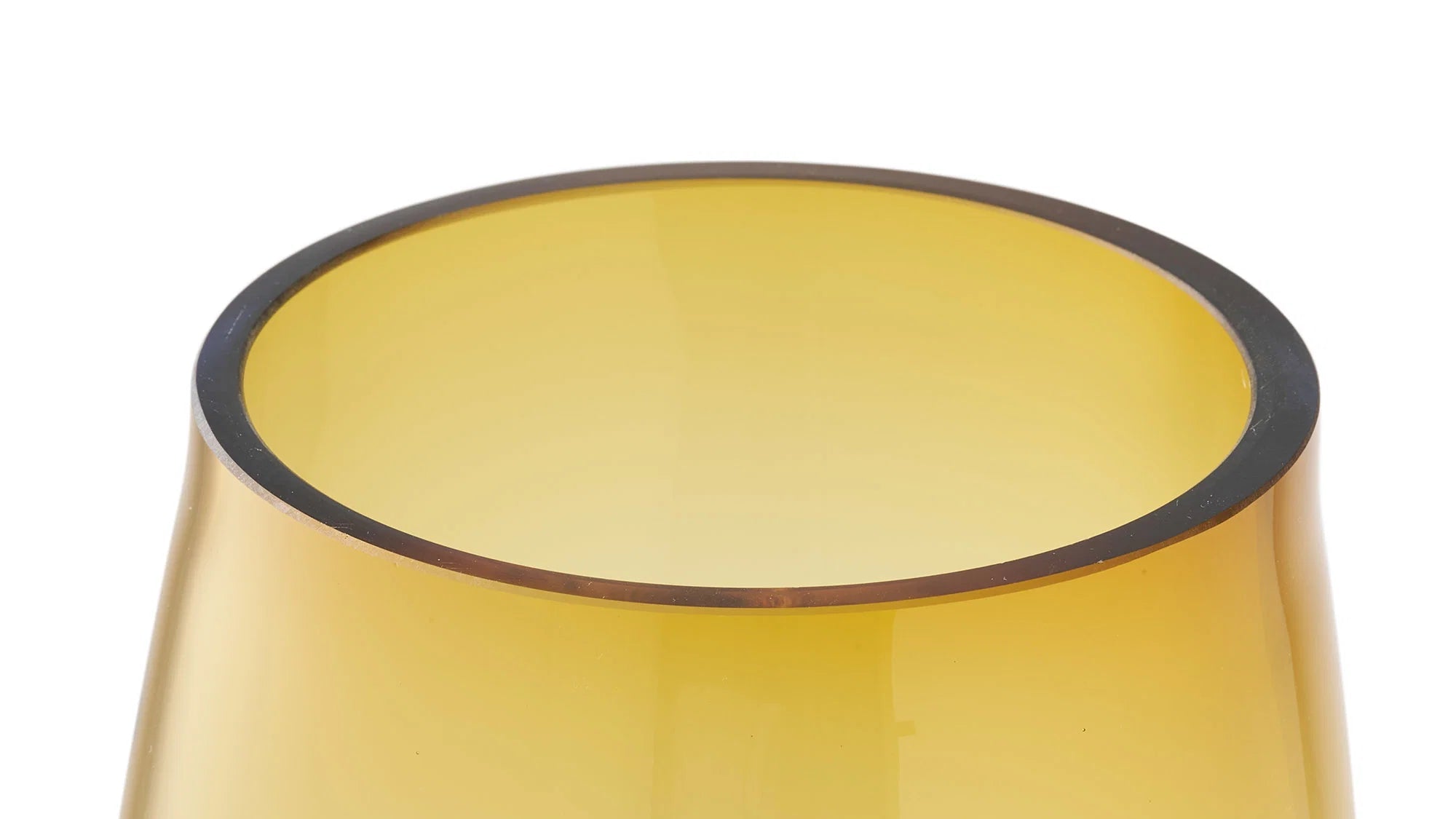 Vase Finn - aus gold-orangem Glas