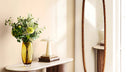 Vas Finn - aus gold-orangefaarwegem Glas