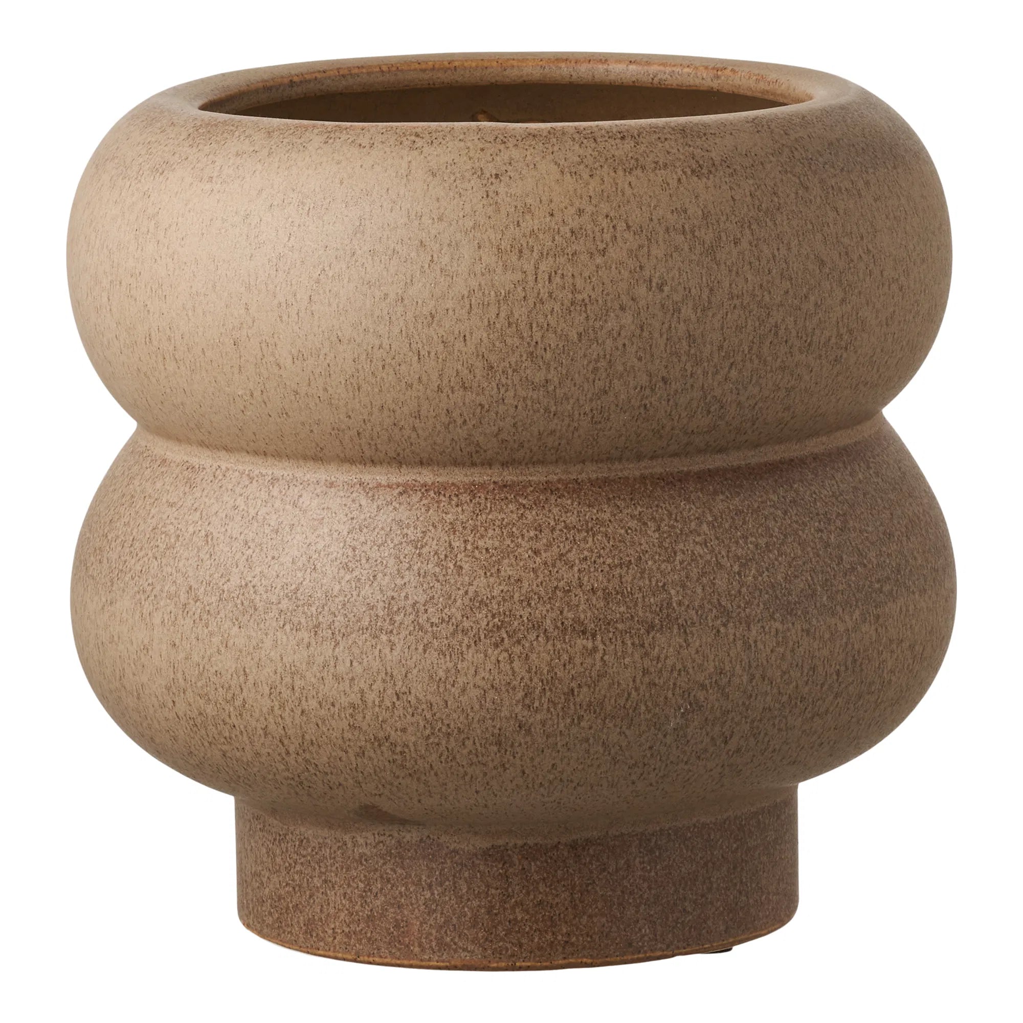 Blummepott „Arvello“ – Brong Keramik-Design mat organescher Form
