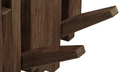 Garderob Minimalistic - aus donkelbrongem Eechenholz