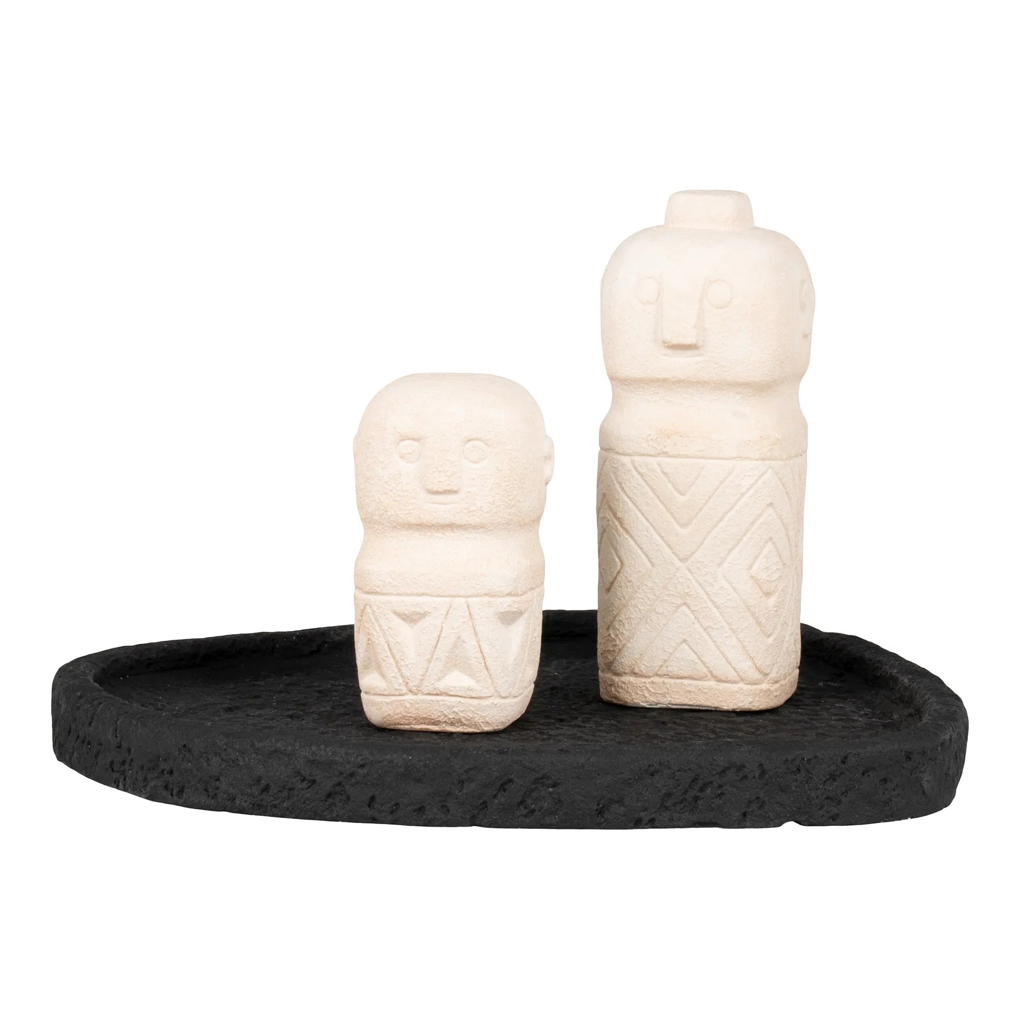 Plateau « Nerova » – Design en ciment noir