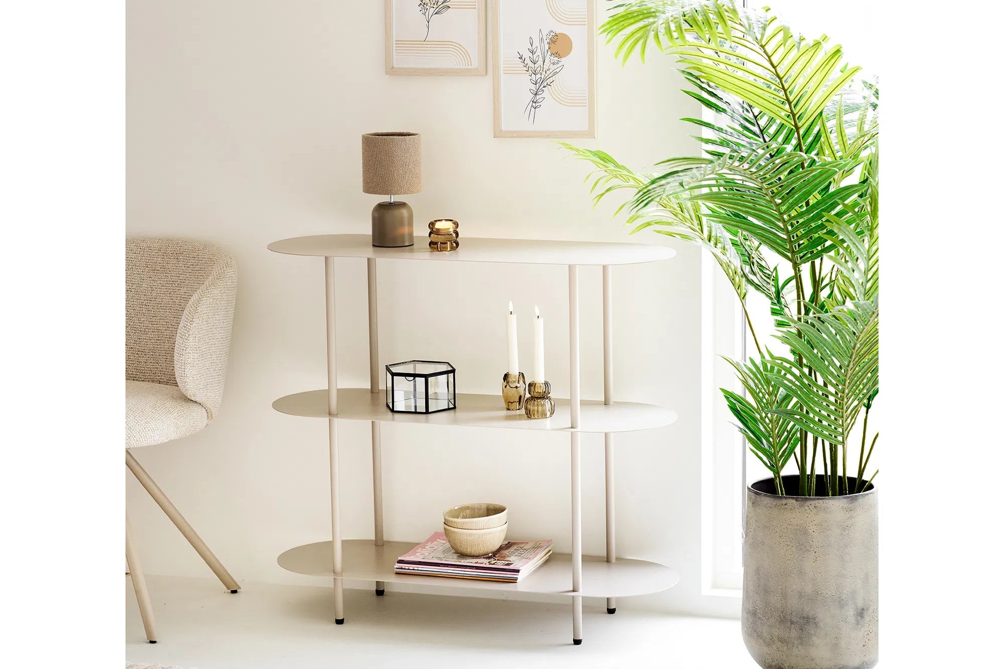 Späicherkëscht Varnelle - aus Glas mat Metallrahmen (2er Set)