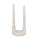 Bougeoir Ceramo Duo – Céramique en Beige