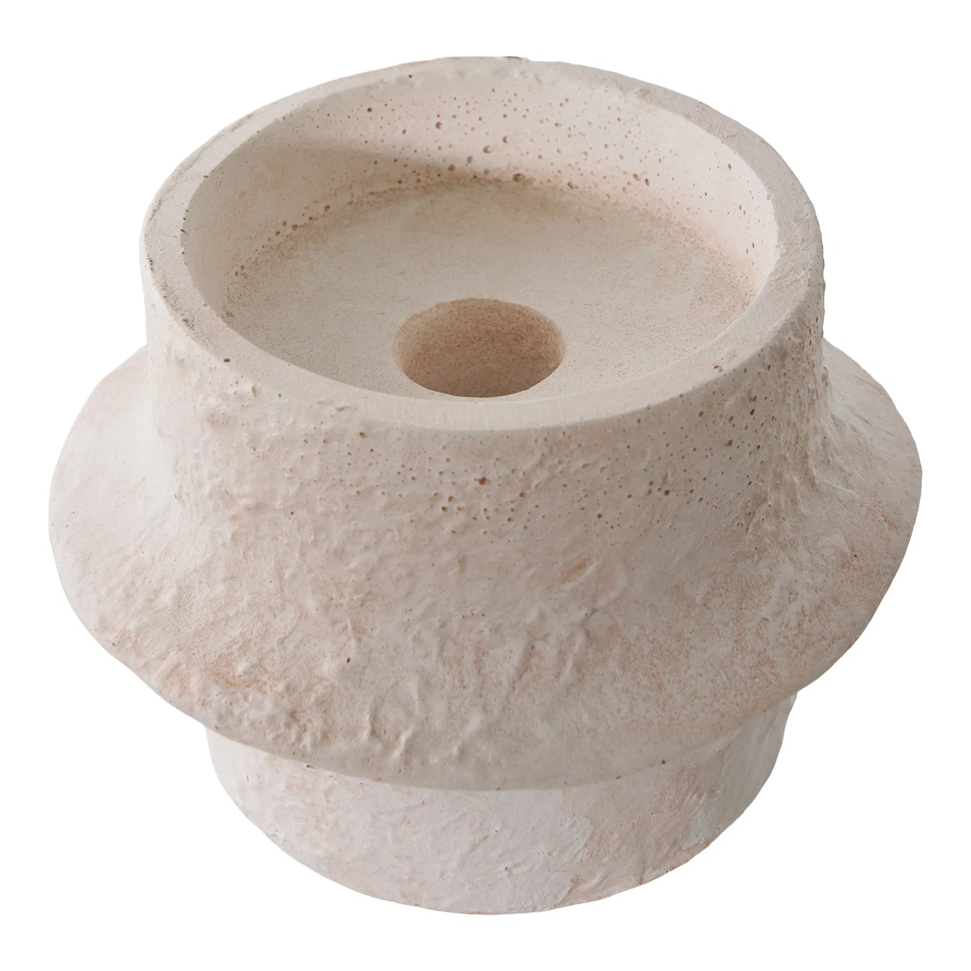 Candle holder set "Bianco Duo" – Cement in White
