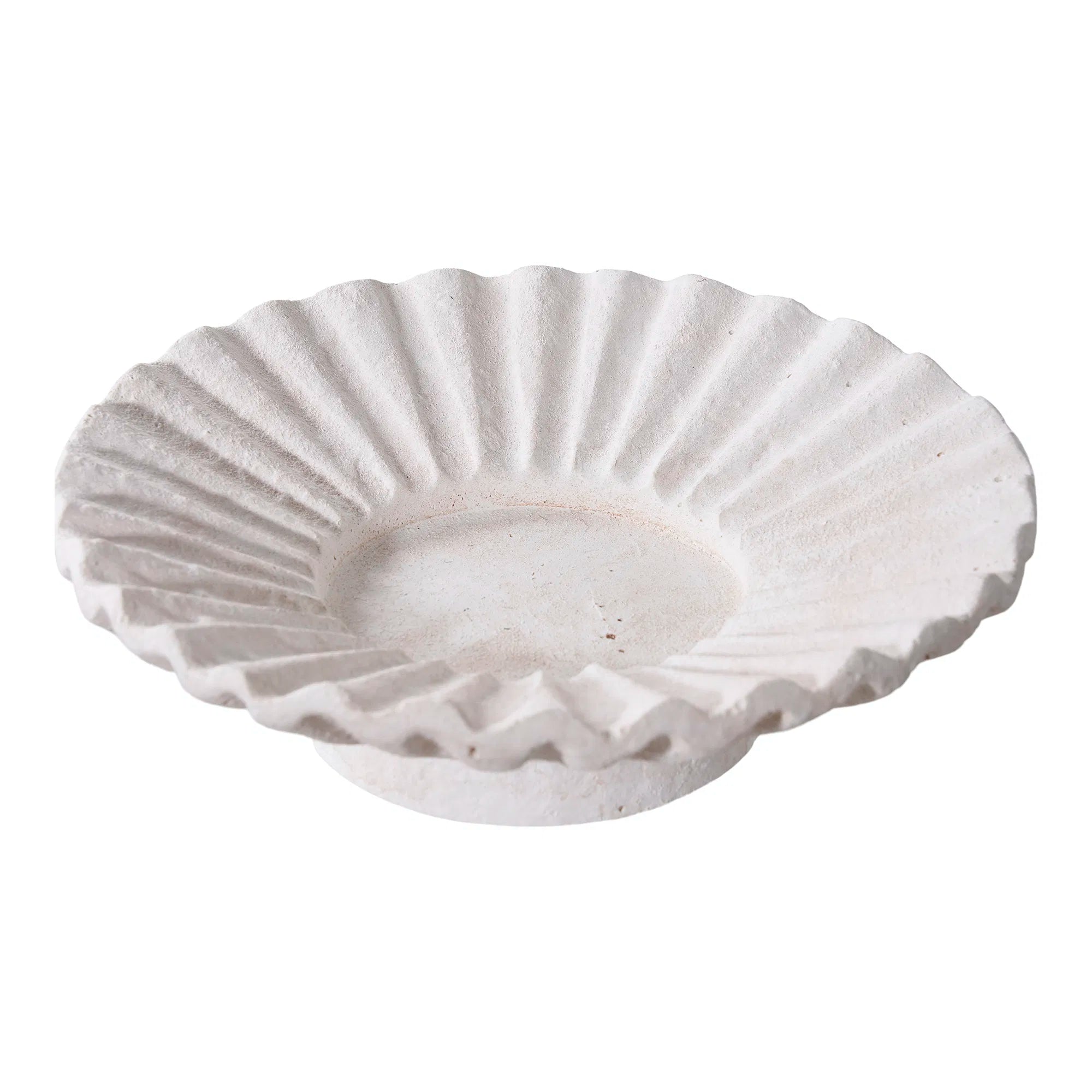 Candle Holder Set "Fiorina Duo" – Cement in White