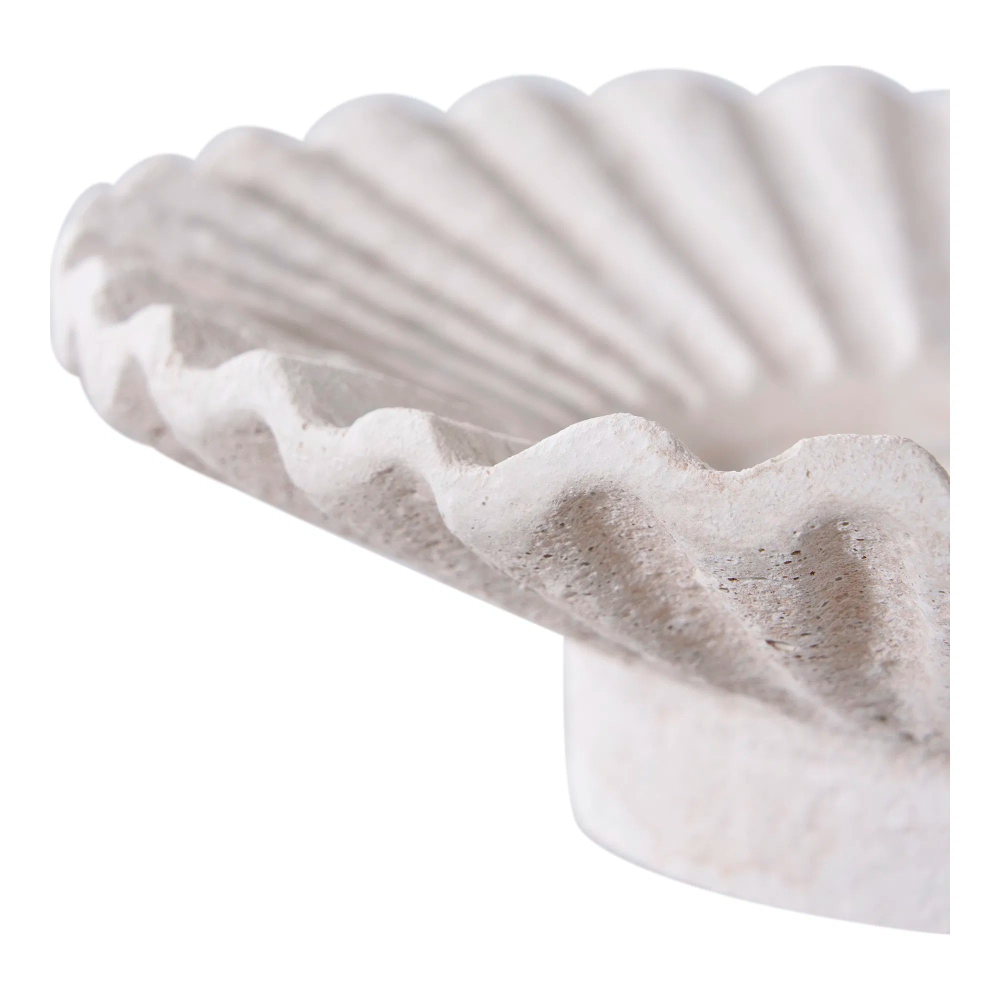 Candle Holder Set "Fiorina Duo" – Cement in White