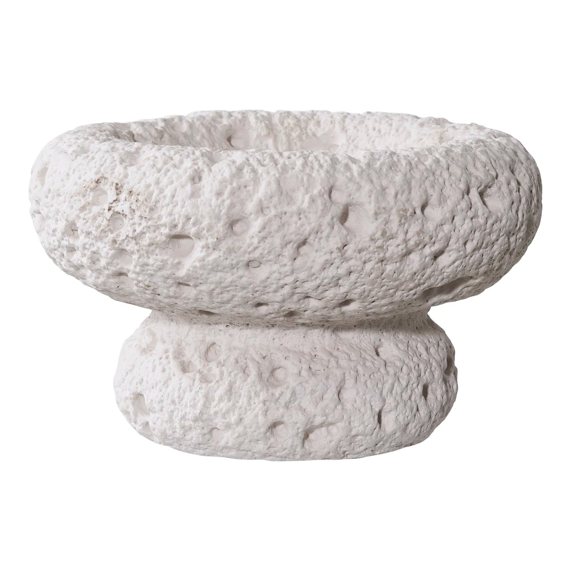 Candle holder set "Lunaro Duo" – Cement in Gray