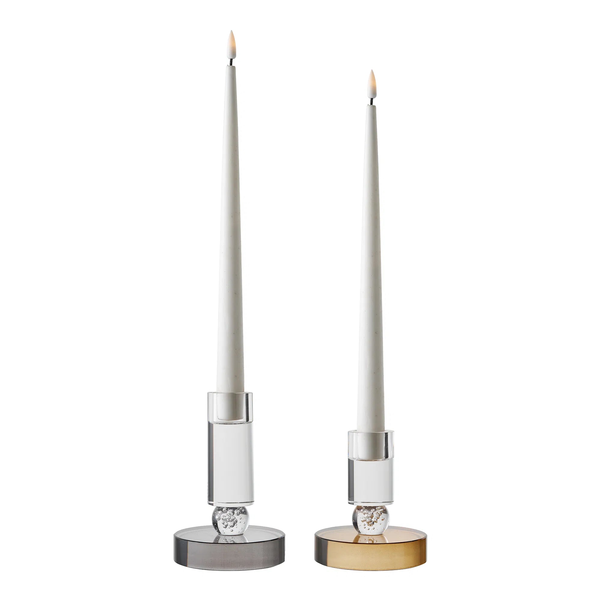 Cresto Kerzenhalter-Set (2-dlg.) – Gro & Brong aus Glas