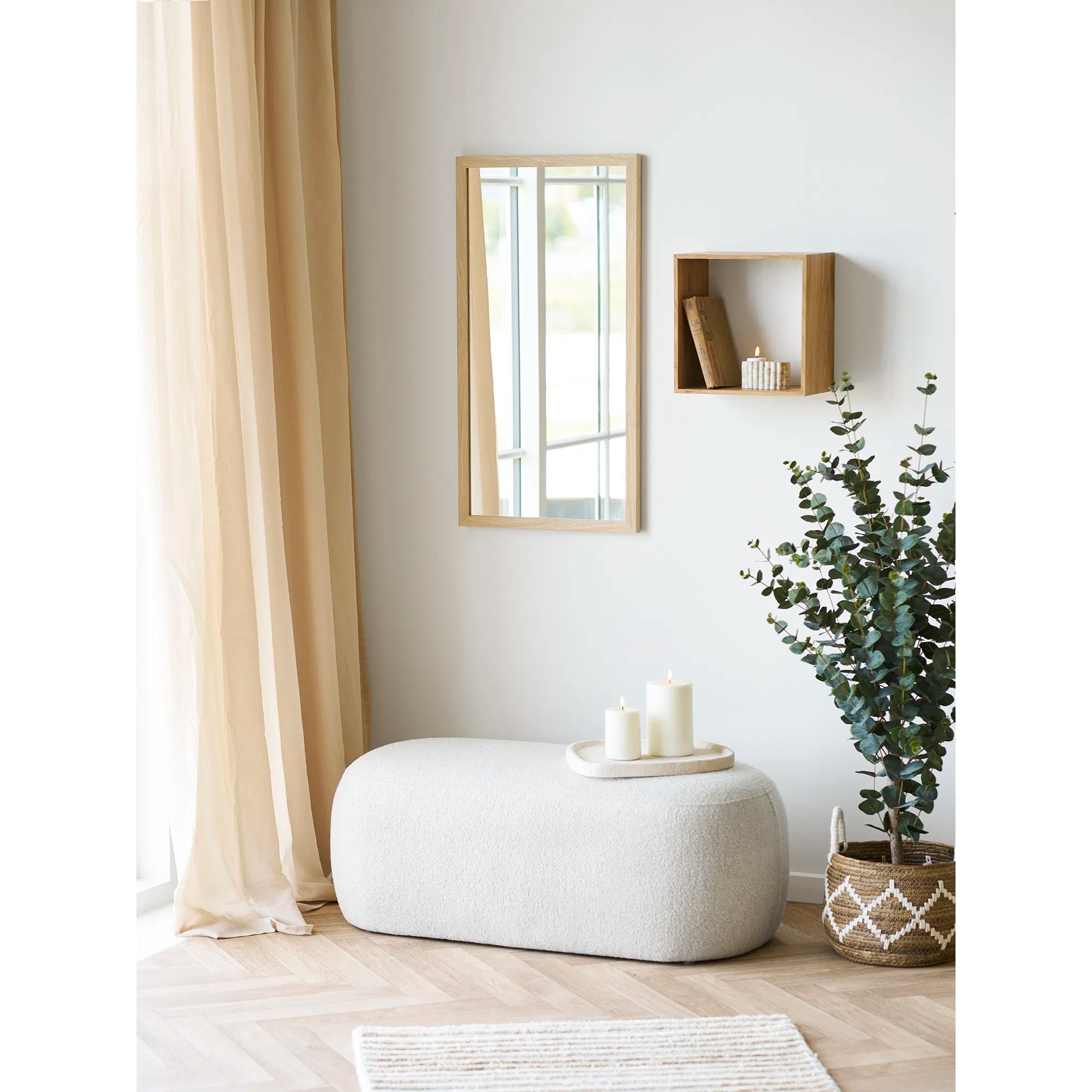 Plateau « Calva » – Plateau décoratif en ciment Beige