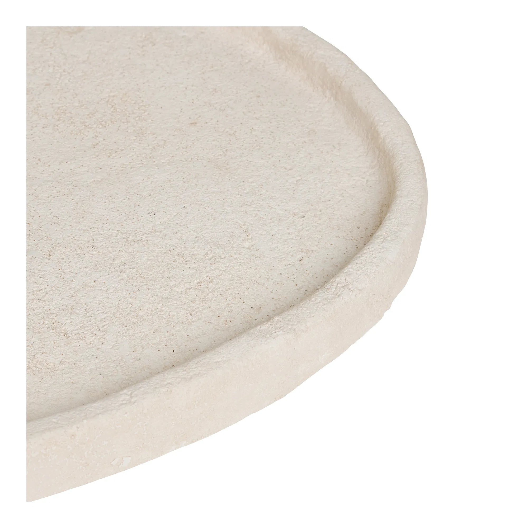 Plateau « Calva » – Plateau décoratif en ciment Beige