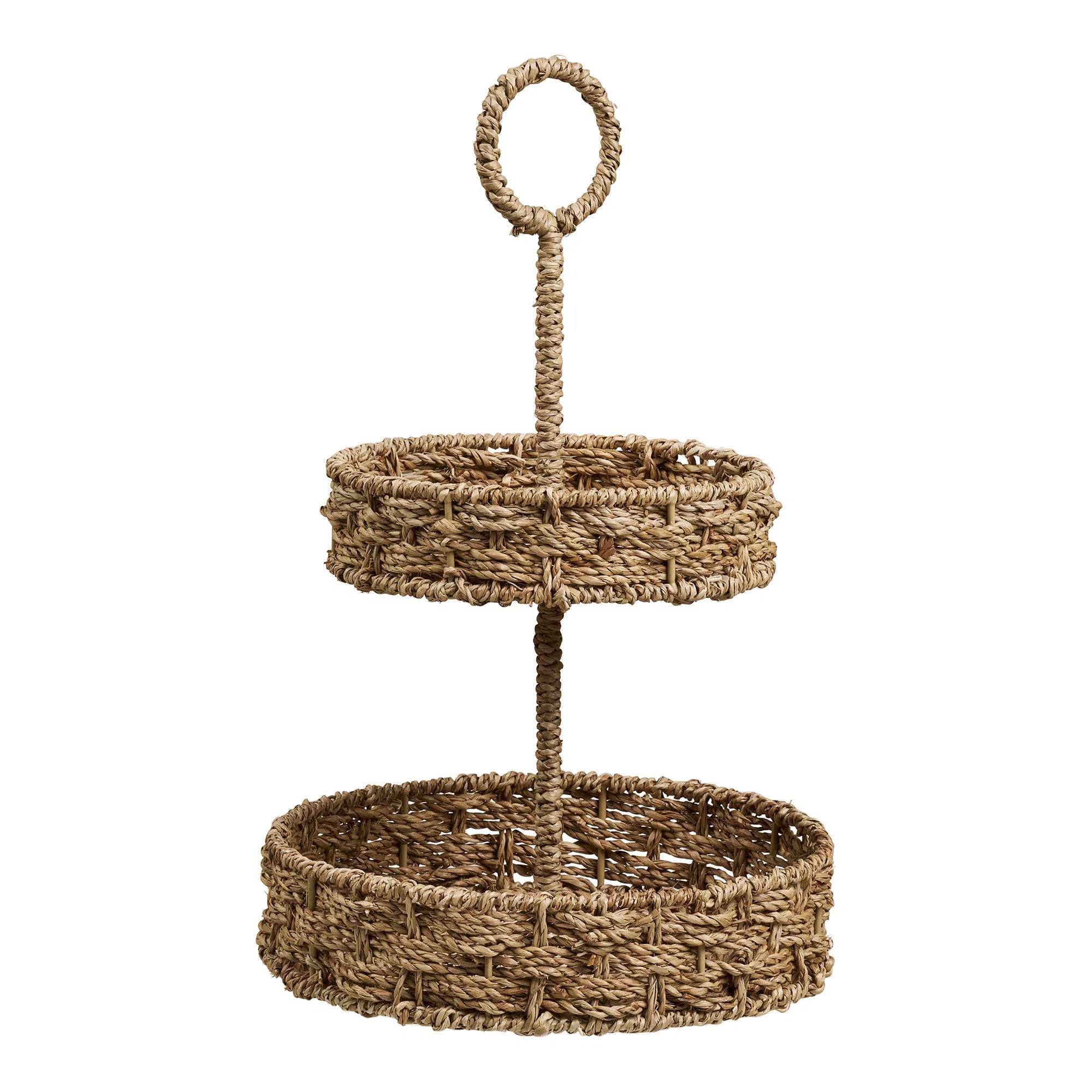 Servierschossel Solvaina - Geflecht-Design aus Séigras