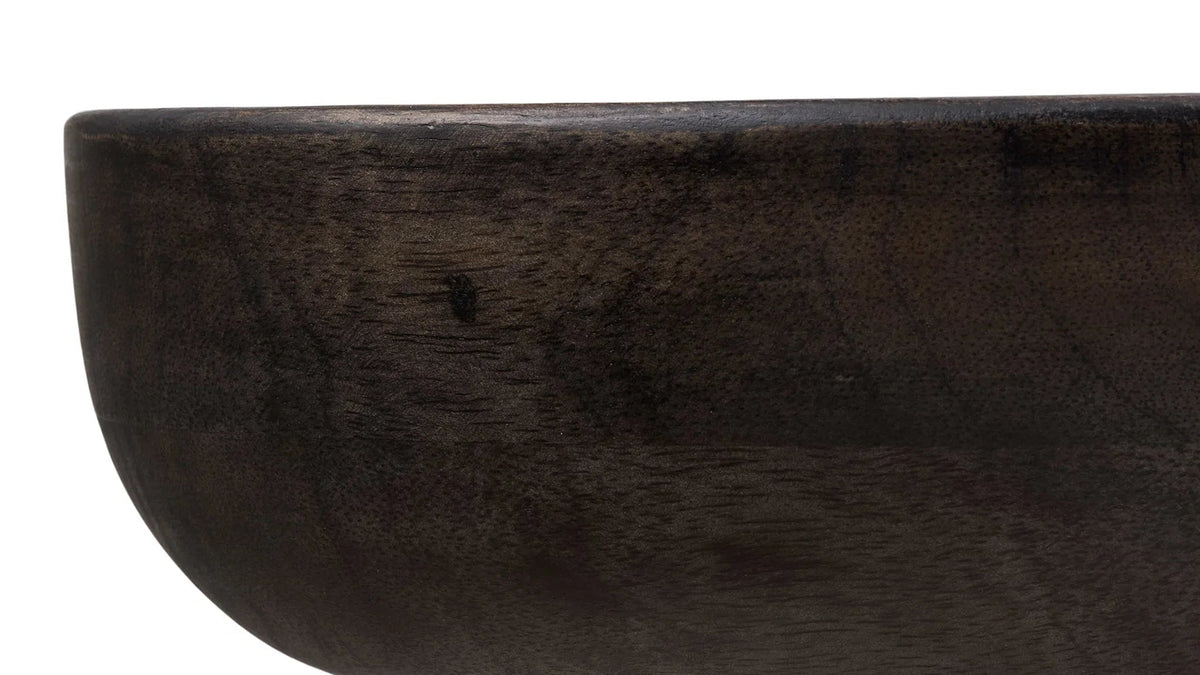 Coupe Kudu - en bois de manguier brun
