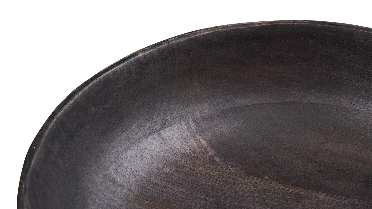 Coupe Kudu - en bois de manguier brun