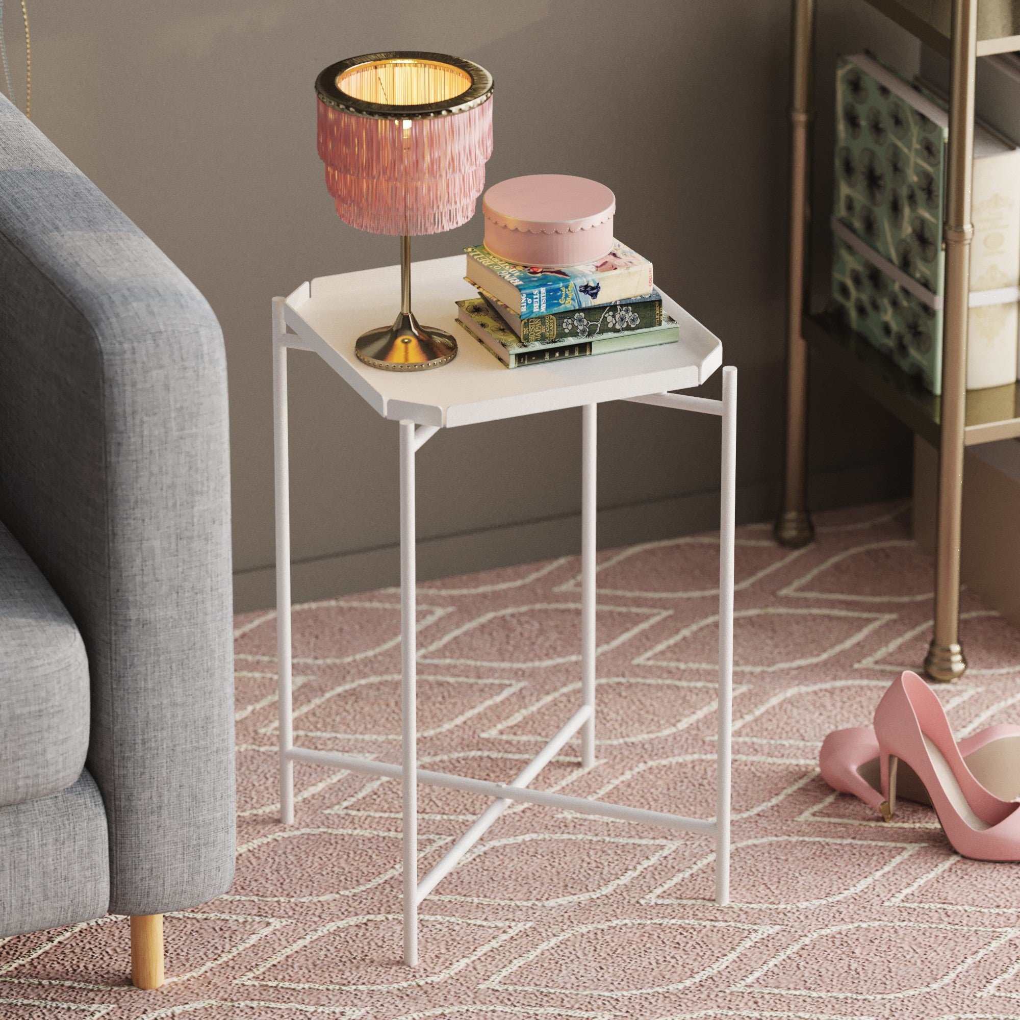 Table basse Arvello – Design métallique épuré disponible en 3 couleurs