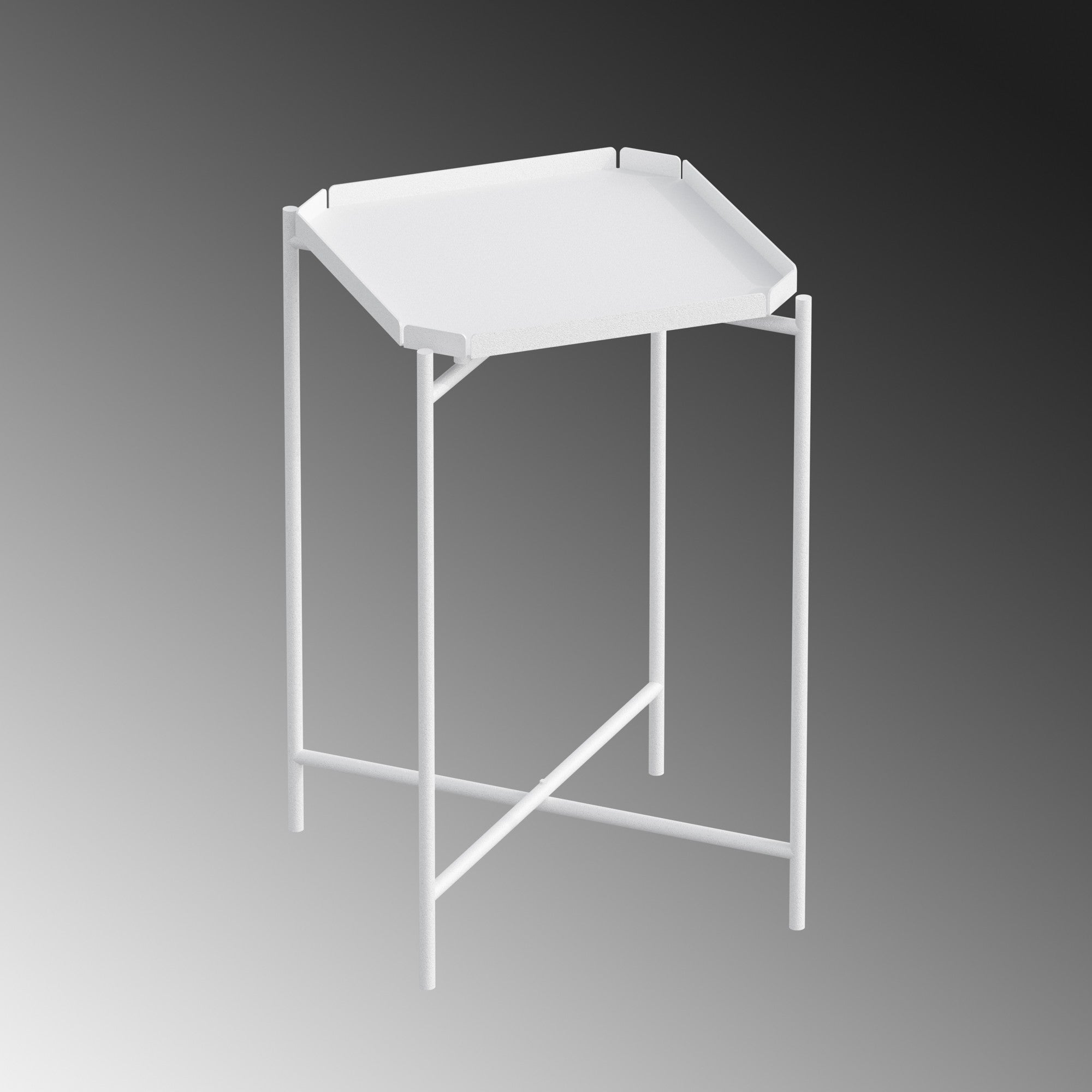 Table basse Arvello – Design métallique épuré disponible en 3 couleurs