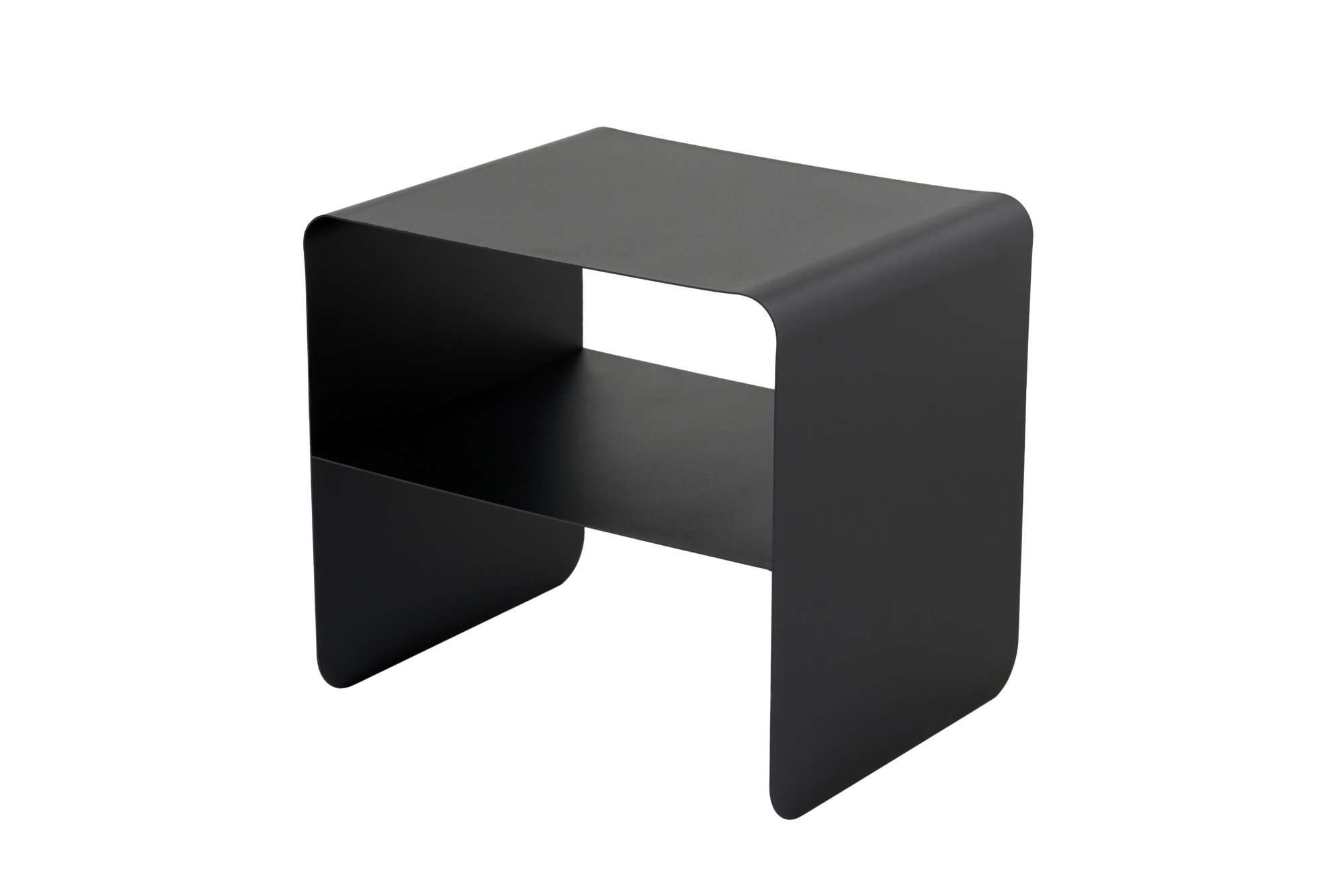 Coffee Table Nivaro – Made of Metal in Black or Taupe