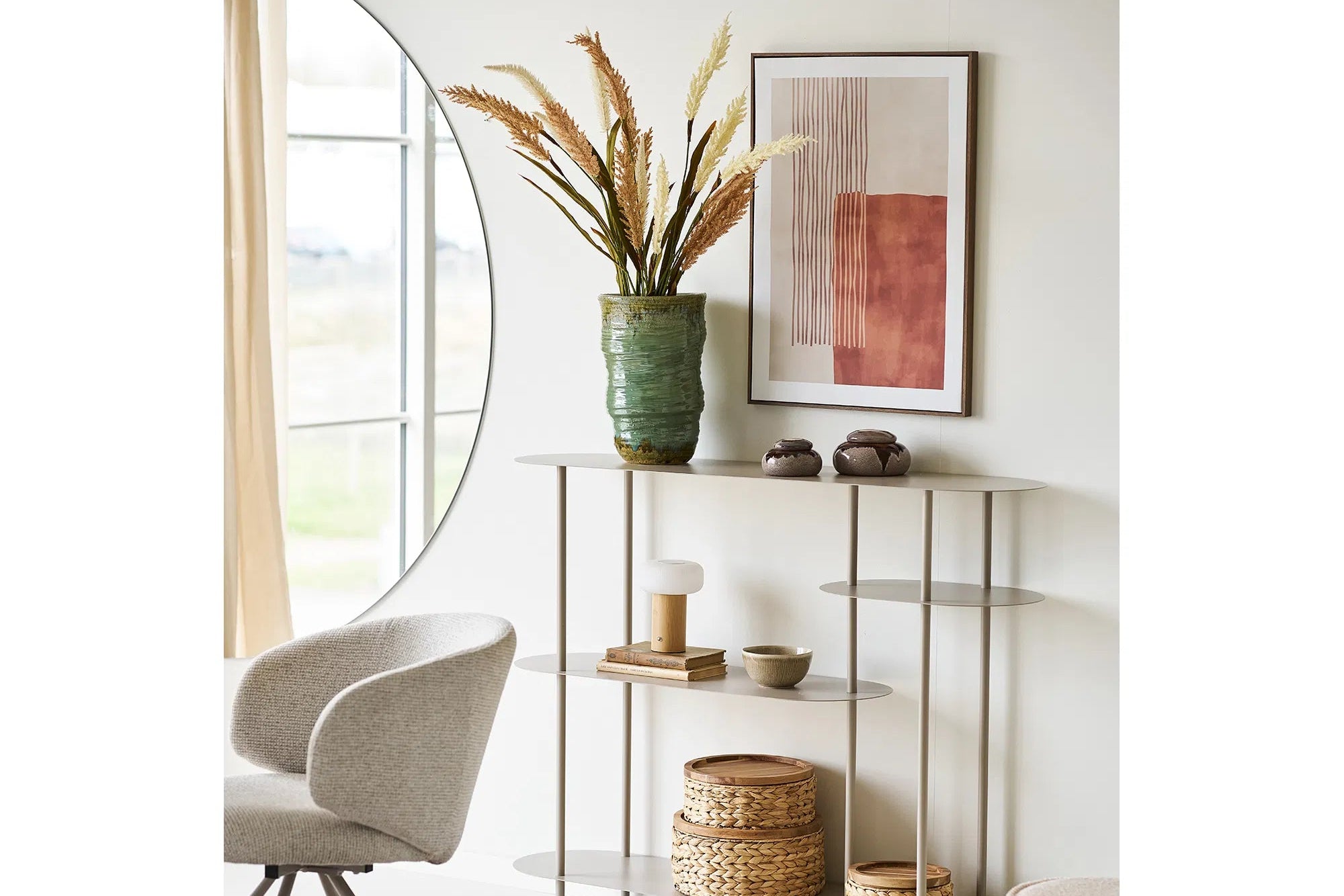 Poster Alvenor – Illustratioun mat Rahmen