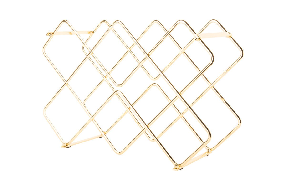 Selio Wine Rack – Wall Shelf Made of Iron for Stylish Wine Storage