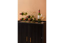 Étagère à vin Selio – Étagère murale en fer pour un rangement élégant du vin