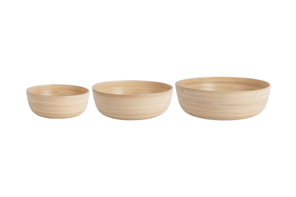 Bol Rosélis – fabriqué en bambou (lot de 3)