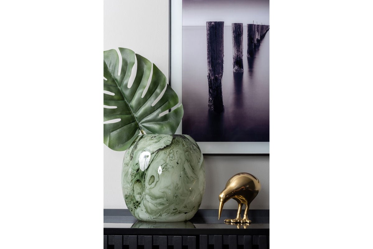 Statue "Kiwi Bird" – Metal in Gold Finish