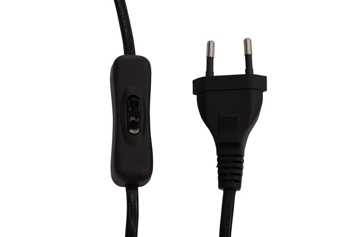 Tischlampe „Noir Duo“ – Elegante Schwarzstahl-Lampe mit Doppelkuppel