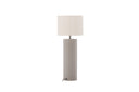 Lampadaire Ravo – Design cylindrique en Gris clair (hauteur 100 cm)